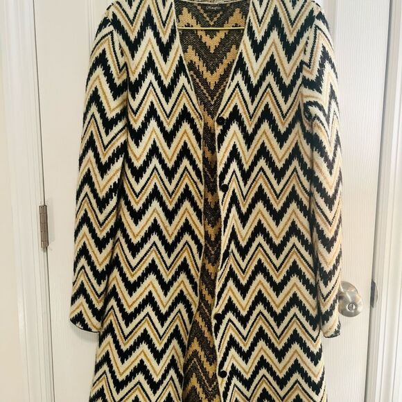 J McLaughlin Chevron Women's Cardigan - Picture 7 of 10